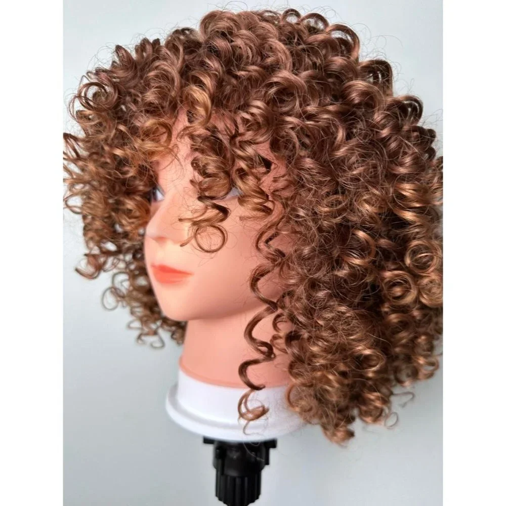 Afro Brown Wigs,Kinky Curly Wig